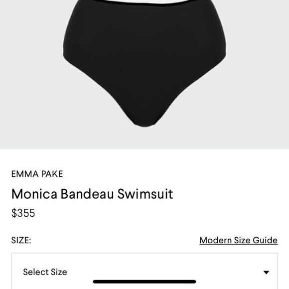 Emma Pake Monica Bandeau size XS - Picture 8 of 8